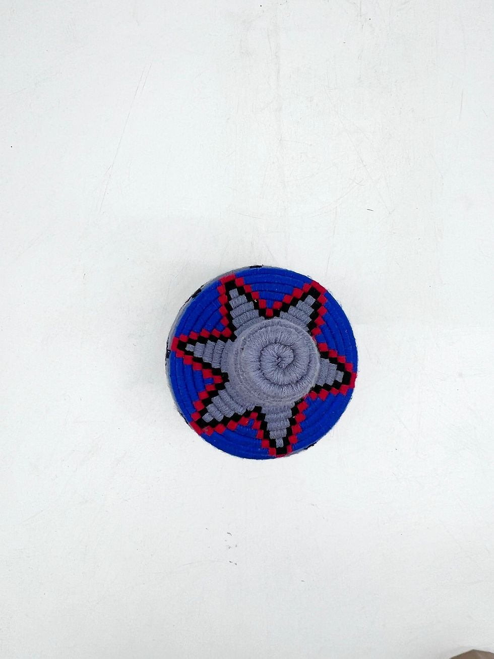 Miniature: Colorful Berber basket