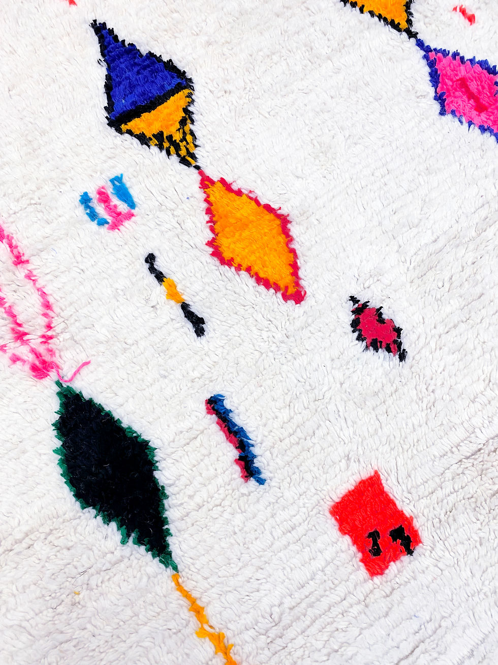 Miniature : Tapis berbère Azilal à motifs colorés 3x1,96m
