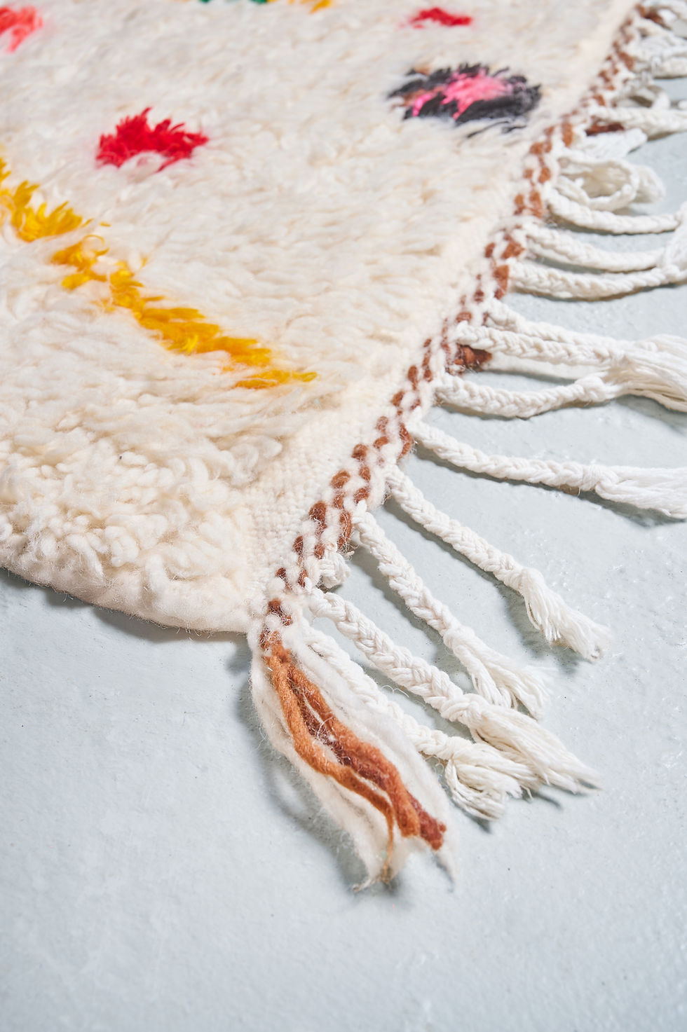 Miniature : Tapis berbère Azilal à motifs colorés 2,57x1,69m