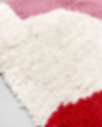 Miniatur: Bunter Beni Ouarain Berberteppich 1,59 x 1,13 m