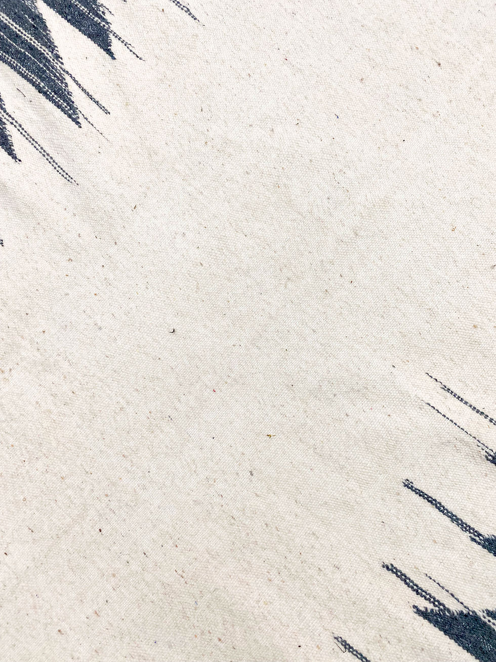 Miniature : Kilim berbère écru et gris foncé 1,55x1,04m