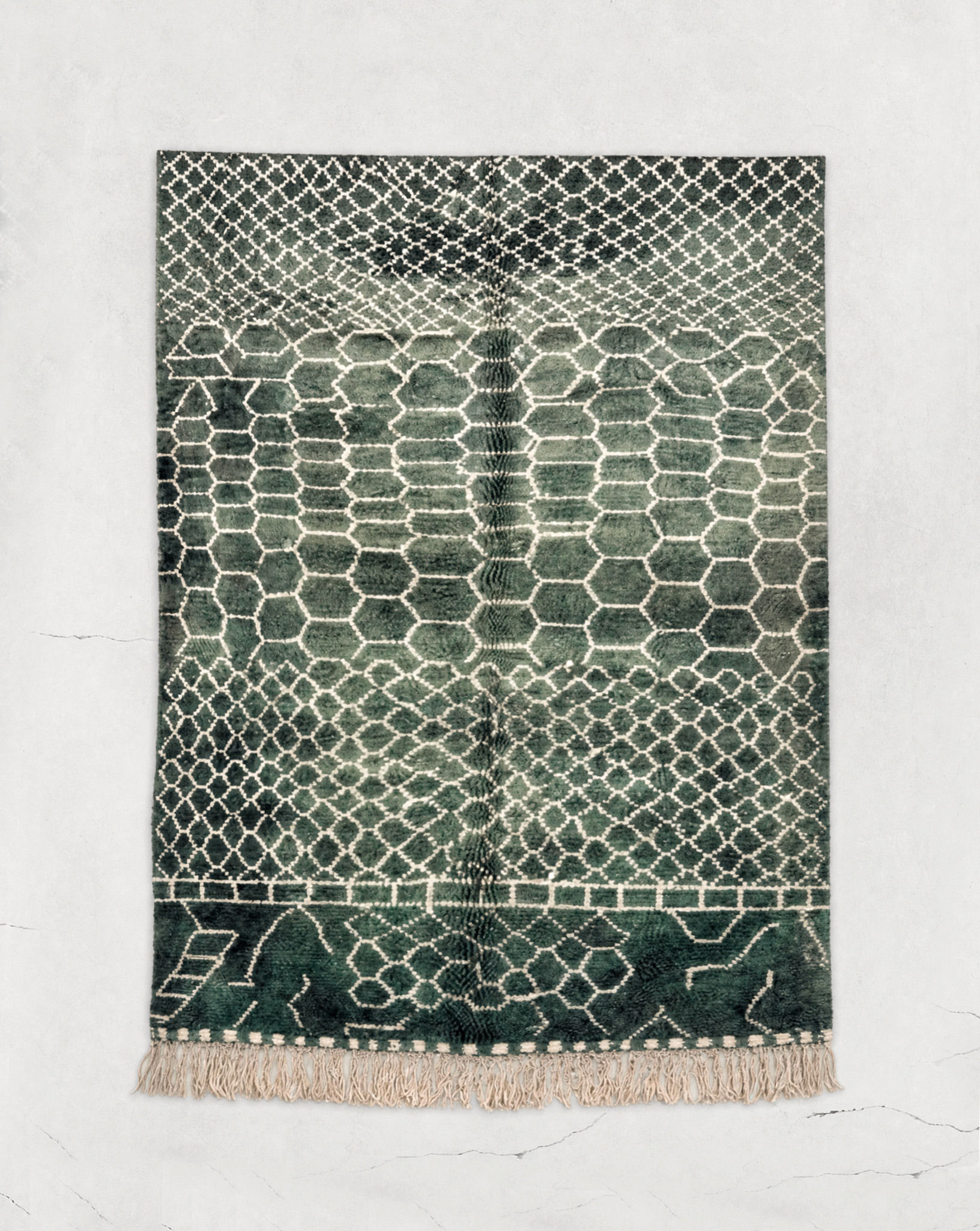 Tapis berbère Boujaad coloré 2,64x1,55m