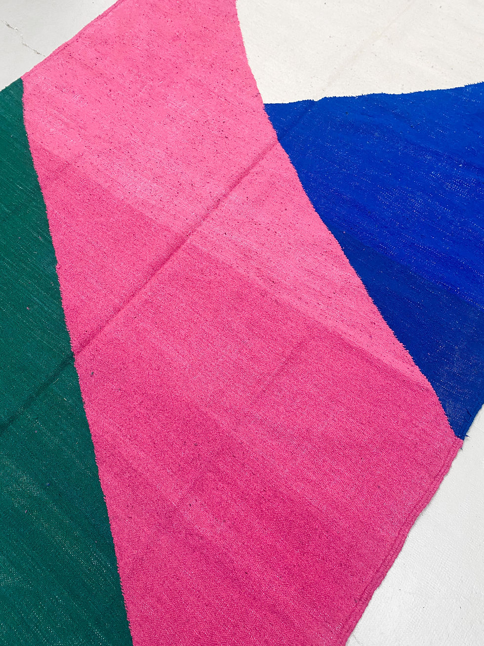 Miniature : Kilim berbère à aplats colorés 2,86x1,95m