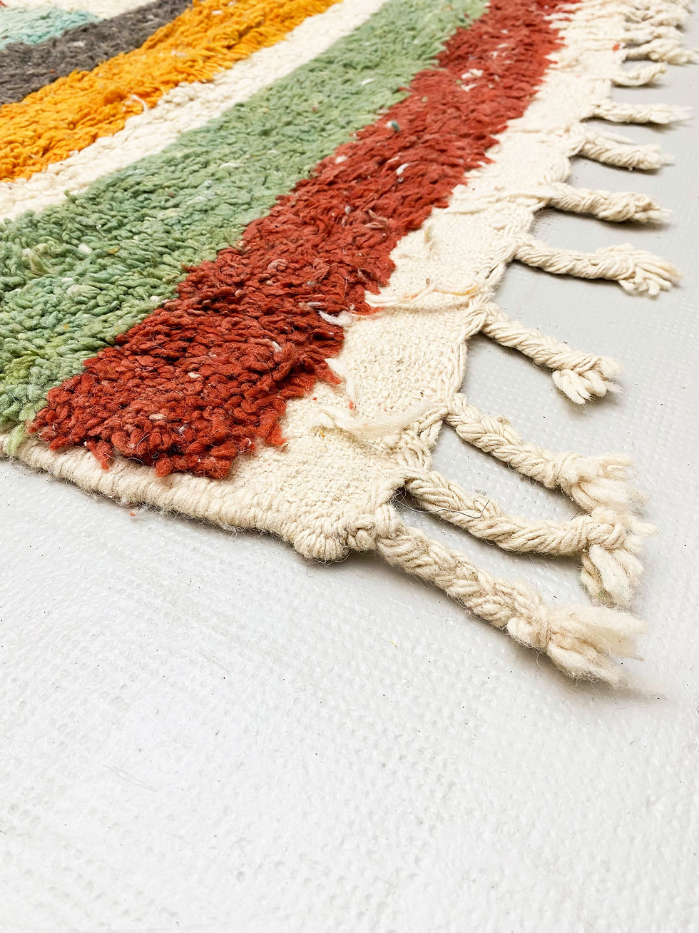 Miniature : Tapis berbère Boujaad à motifs colorés 2,81x2,01m