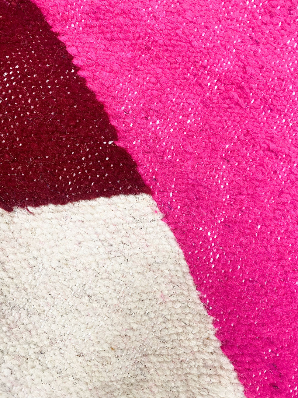 Miniature : Kilim berbère à aplats colorés 2,80x1,84m