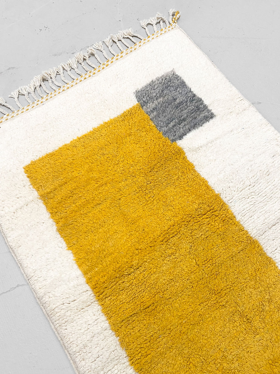 Miniatur: Beni Ouarain Berberteppich mit farbenfrohen Mustern, 1,53 x 1,06 m