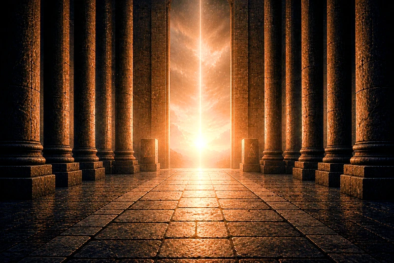 A softly glowing forest path winding through a calm wooded landscape at dusk, symbolizing clarity, reflection, and the journey toward aligned decision-making in The Clarity Code program.

