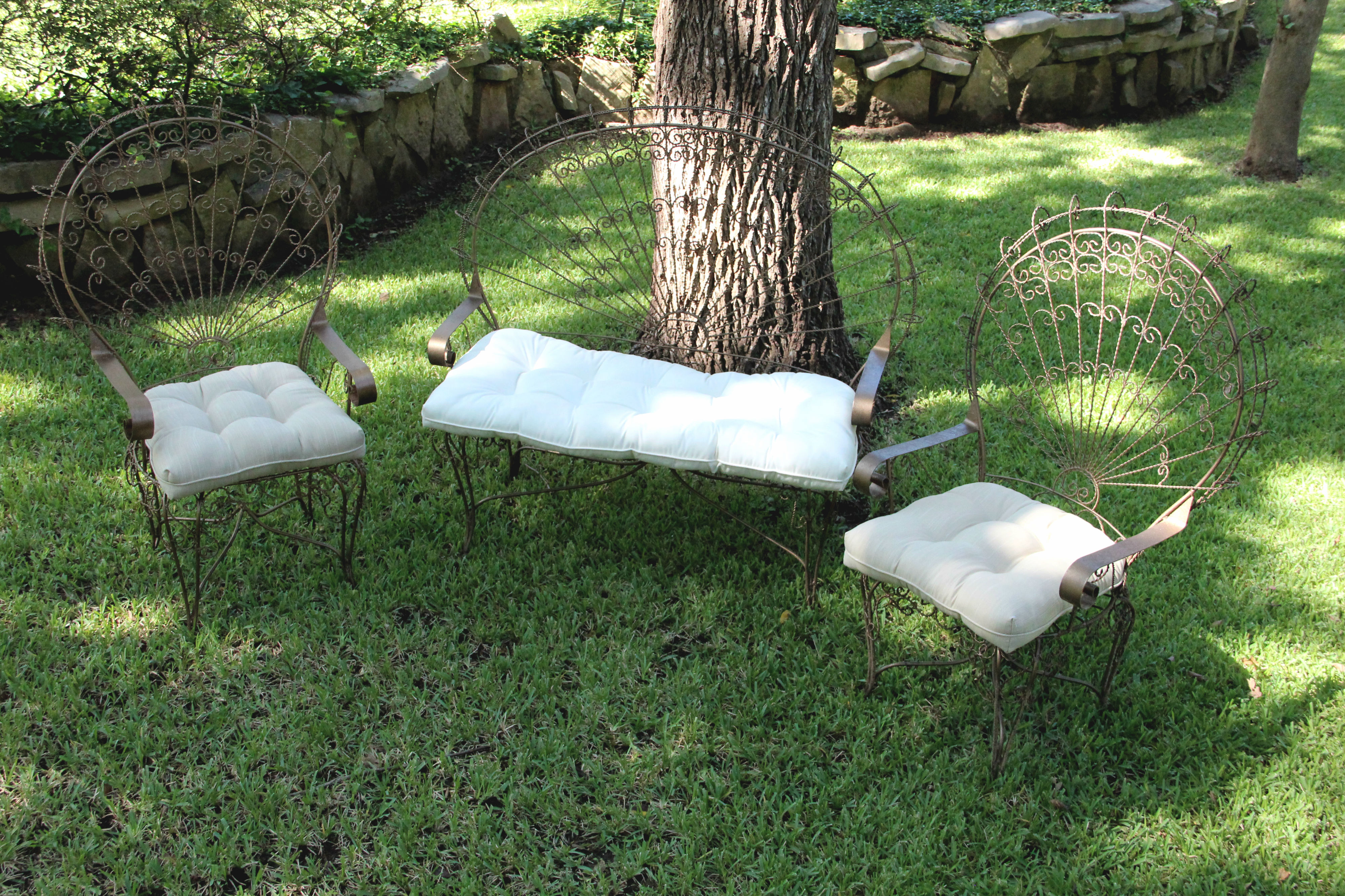 Peacock Chair for rent Dallas Edford Farmhouse
