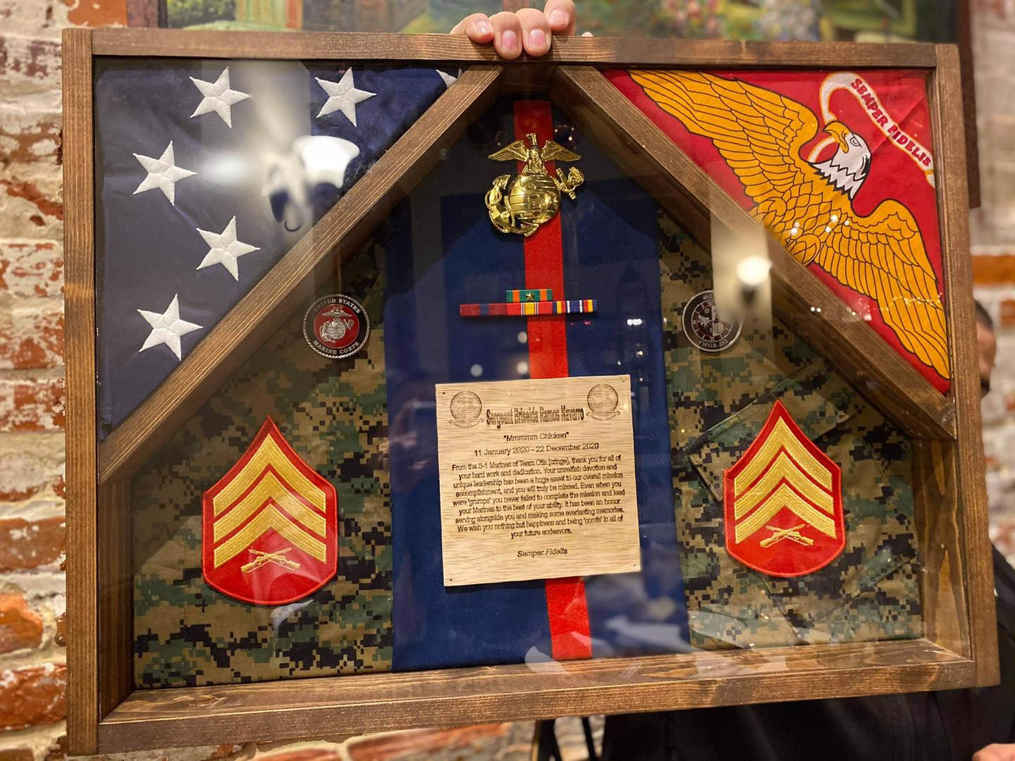 25x19 inch shadow box