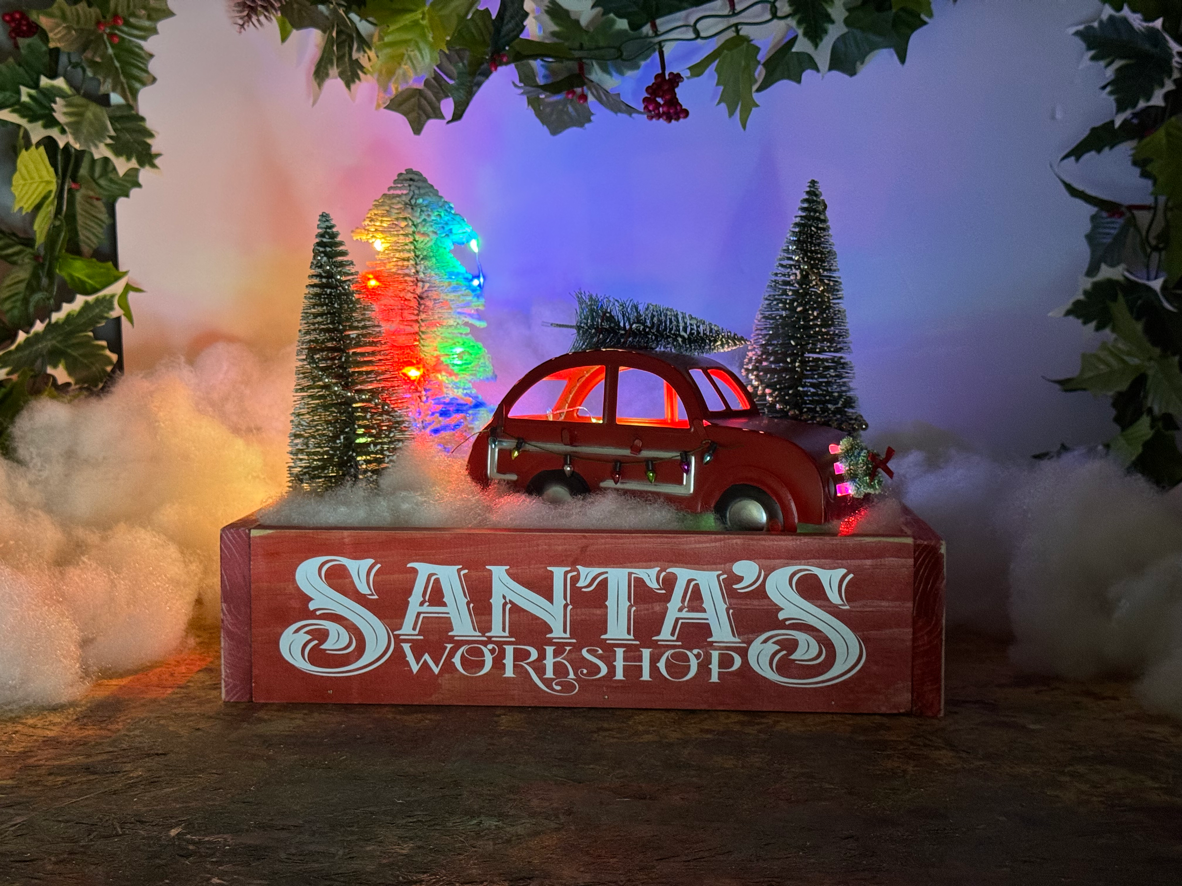 🎅 “Santa’s Workshop” Wooden Box
