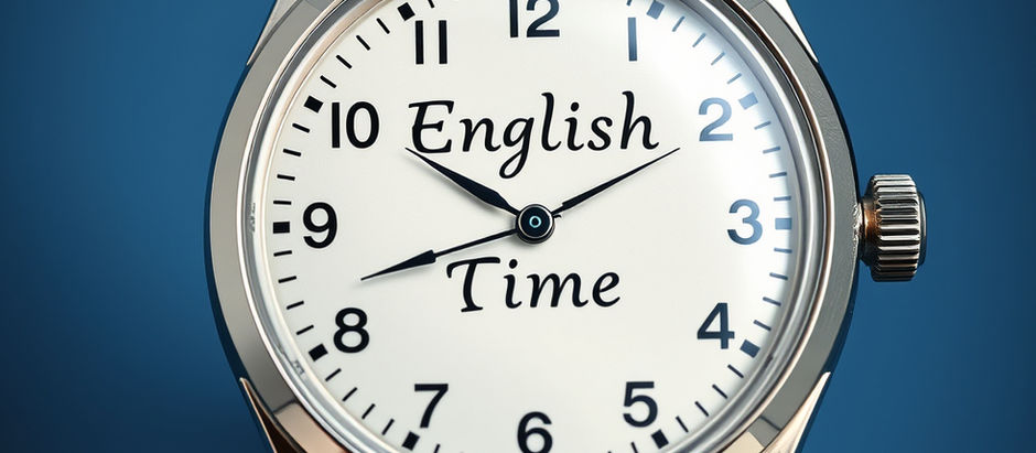 It's Always English Time!