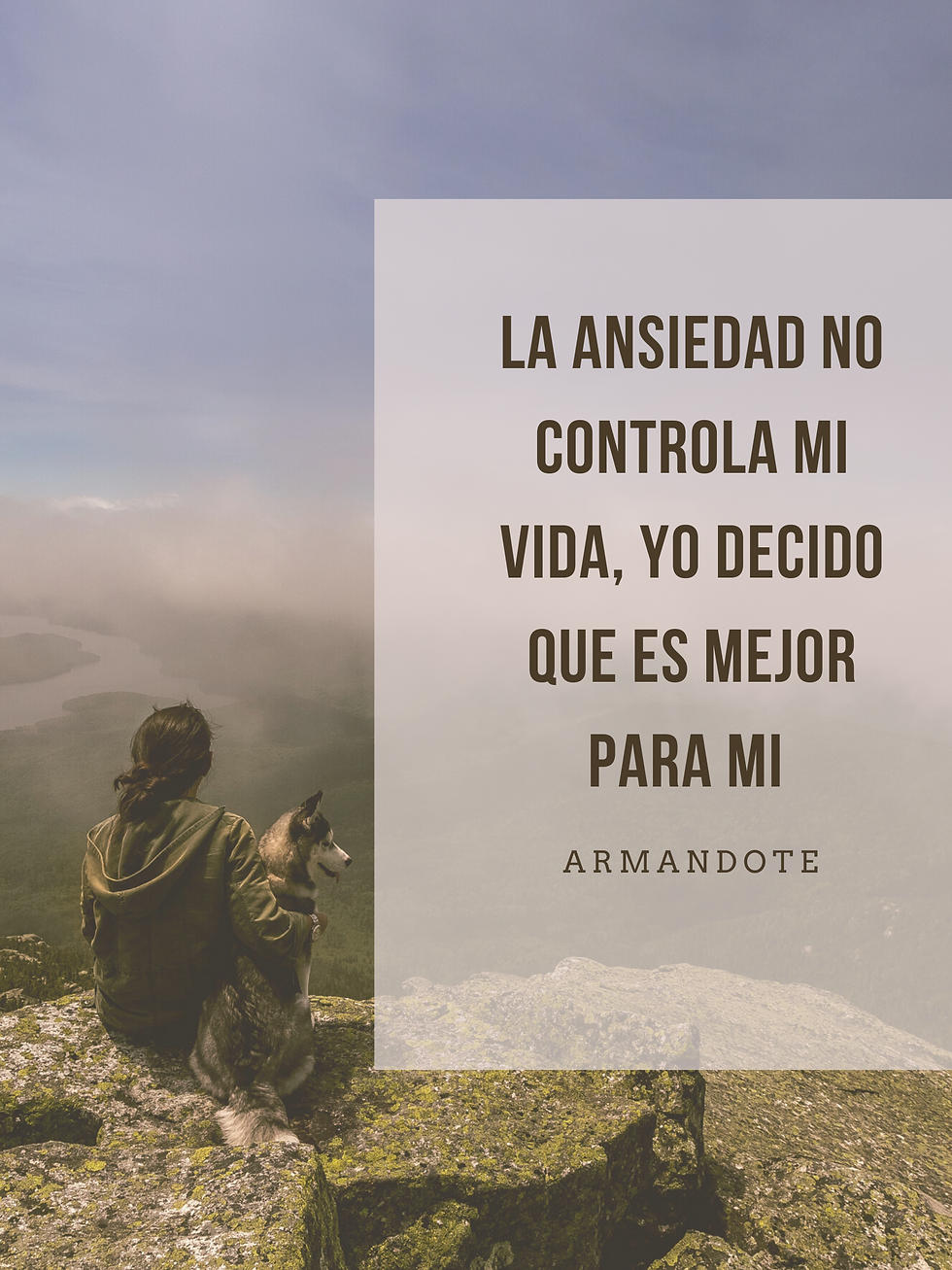 Ansiedad: Un paso menos a tu tormento