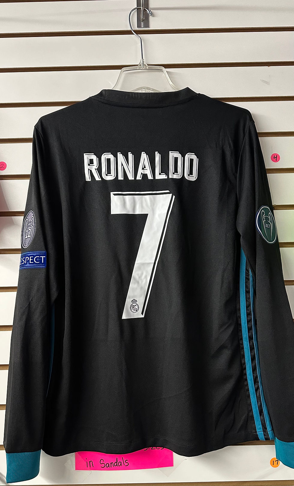 Real Madrid 2017-2018 Away Shirt Cristiano Ronaldo