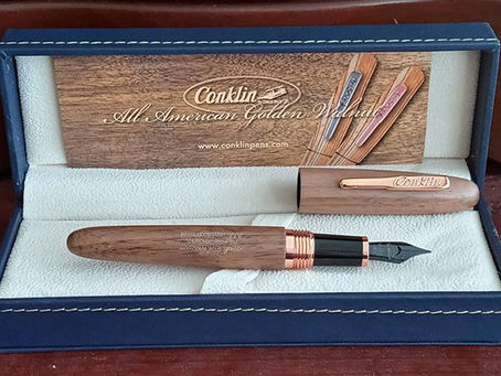 Conklin ALL AMERICAN™ Limited Edition Golden Walnut Fountain Pen