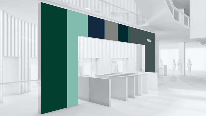 CBRE / Big screen digital content