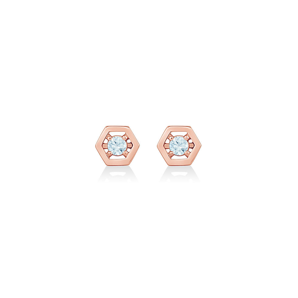 Thumbnail: Creativity Earrings - Rose Gold