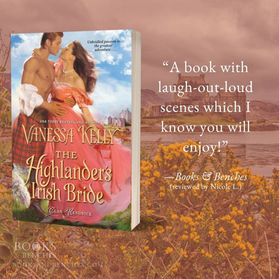 THE HIGHLANDER'S IRISH BRIDE by Vanessa Kelly - Interview - "Passion and Humor"