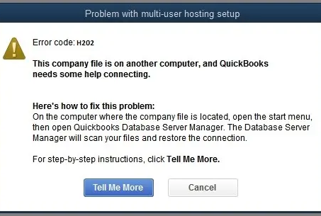How to Fix QuickBooks Multi-User Switching Issue H202?
