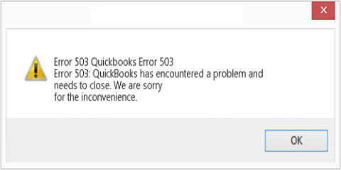fix QuickBooks error 503