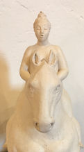 Sculpture en terre cuite de Mariette Forges