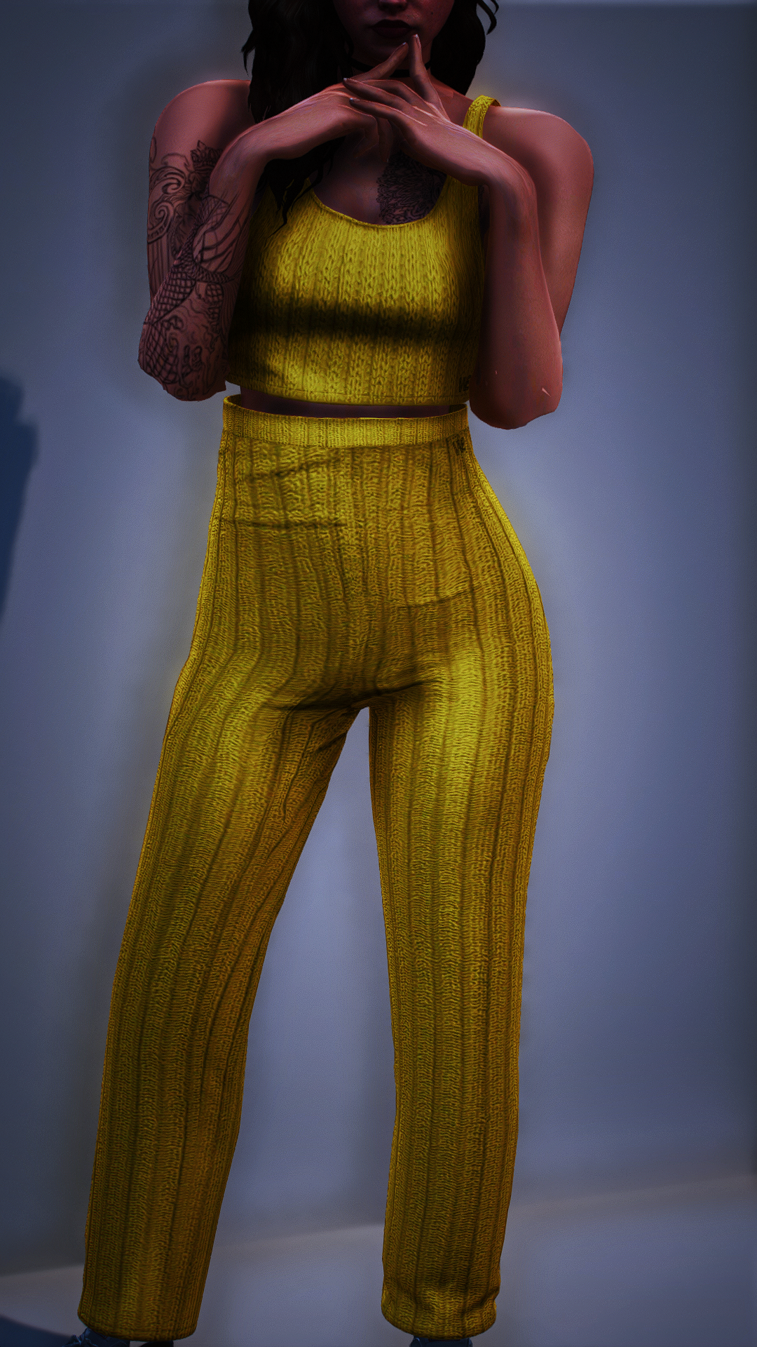 Female Lounge set - Yellow