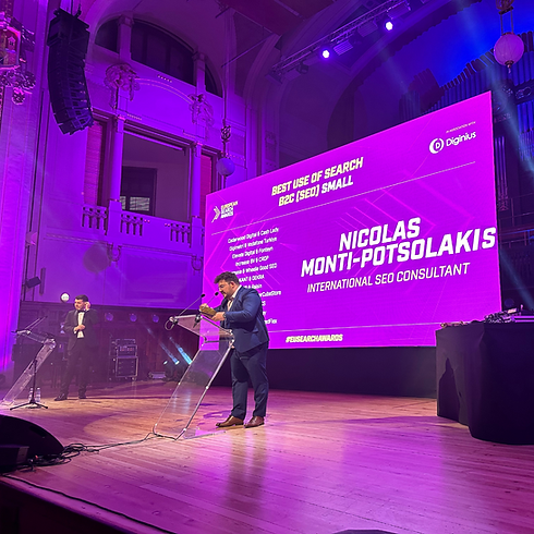 Nicolas Monti-Potsolakis European Search Awards Stage.png