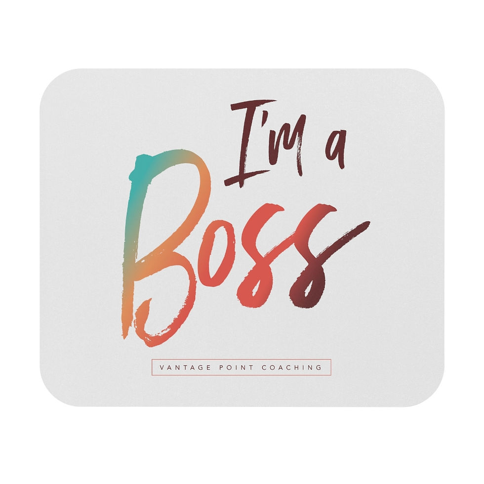 Thumbnail: I'm A Boss Mouse Pad (Rectangle)