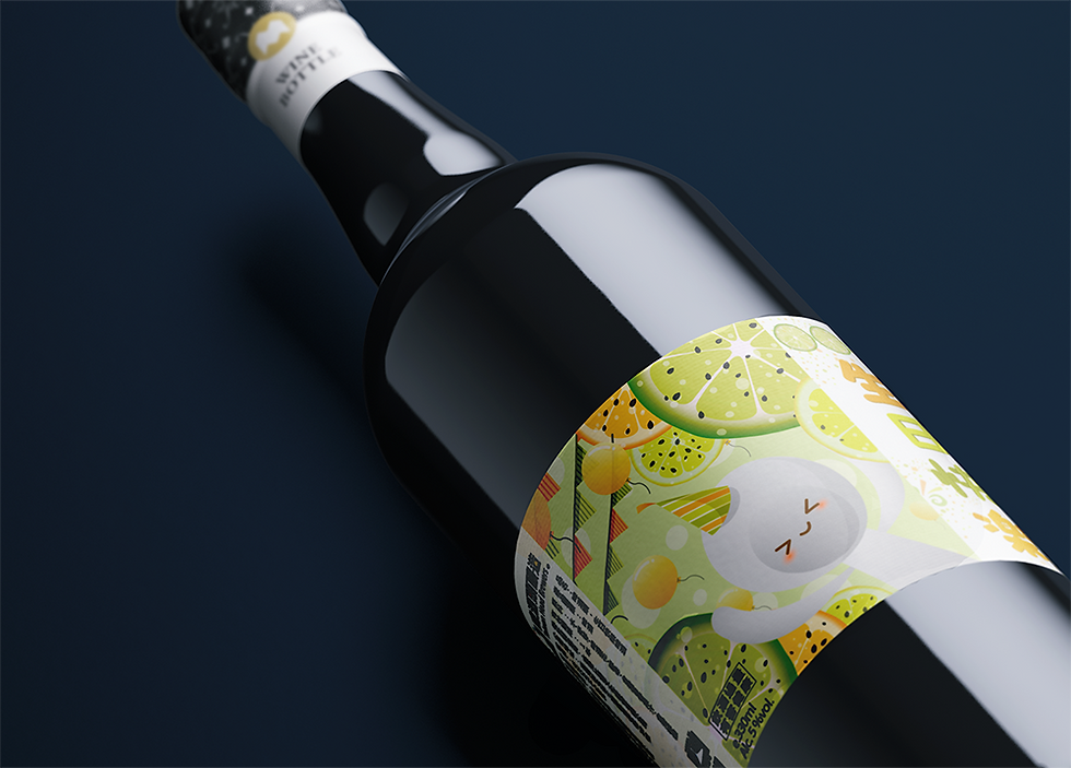 啤酒頭|生日快樂酒標