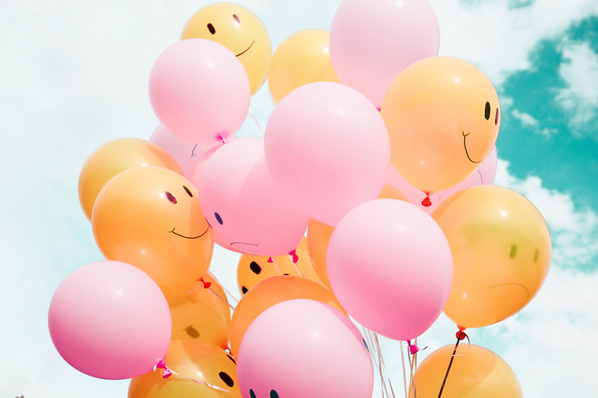 Ballons souriants