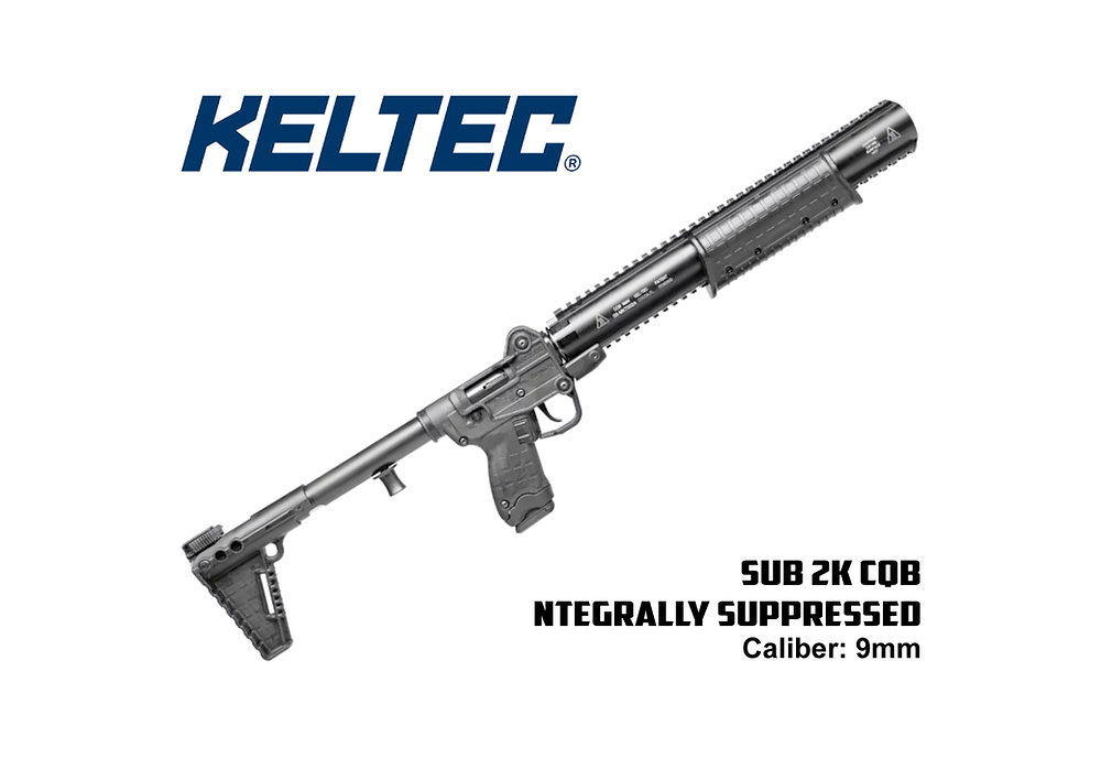 Sub2k Integral SOLD OUT! Keltec Sub 2K CBQ 9mm Raffle 26-040