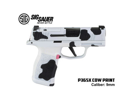 SOLD OUT! Sig P365X Cow Print Raffle 26-038