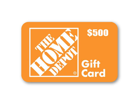 SOLD OUT! $500 Home Depot Gift Card Raffle 25-010