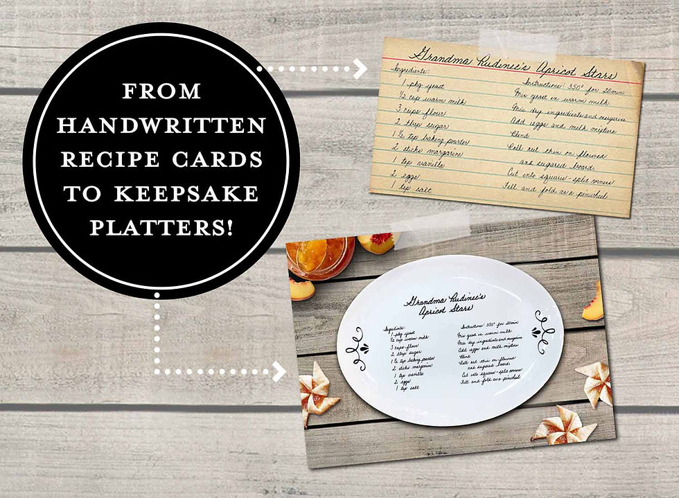 Thumbnail: Handwritten Recipe Platter