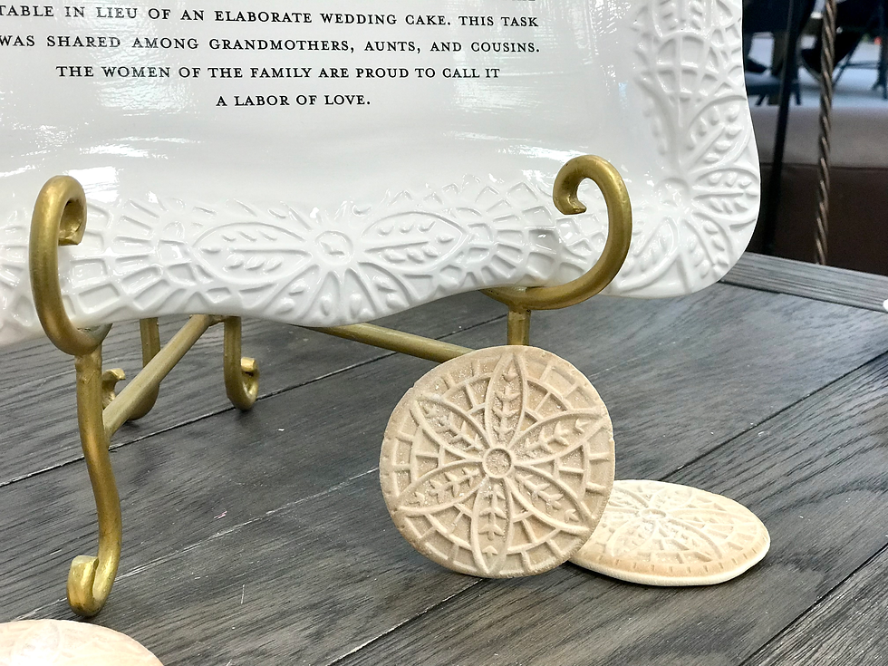 Thumbnail: Pizzelle Wedding Cookie Table Platter