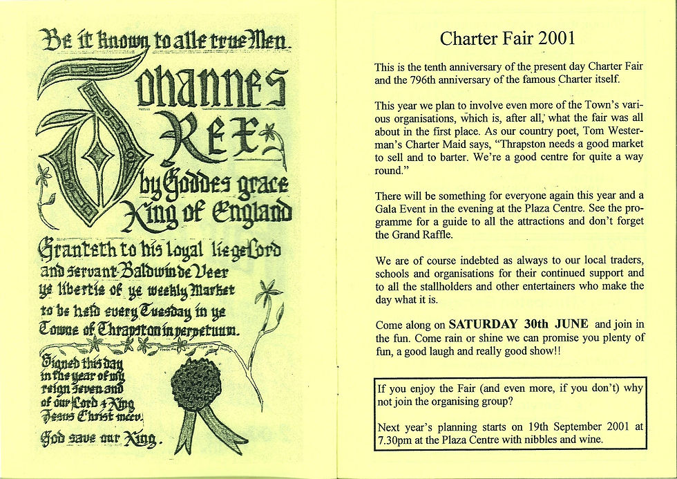 2001 Chairmans Letter