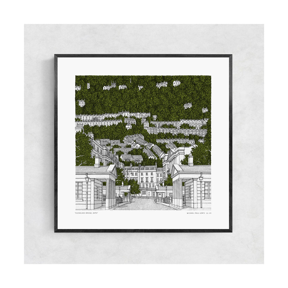 Thumbnail: Cleveland Bridge, Bath Limited Edition Print