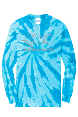 spirit wear tie dye long sleeve shirt