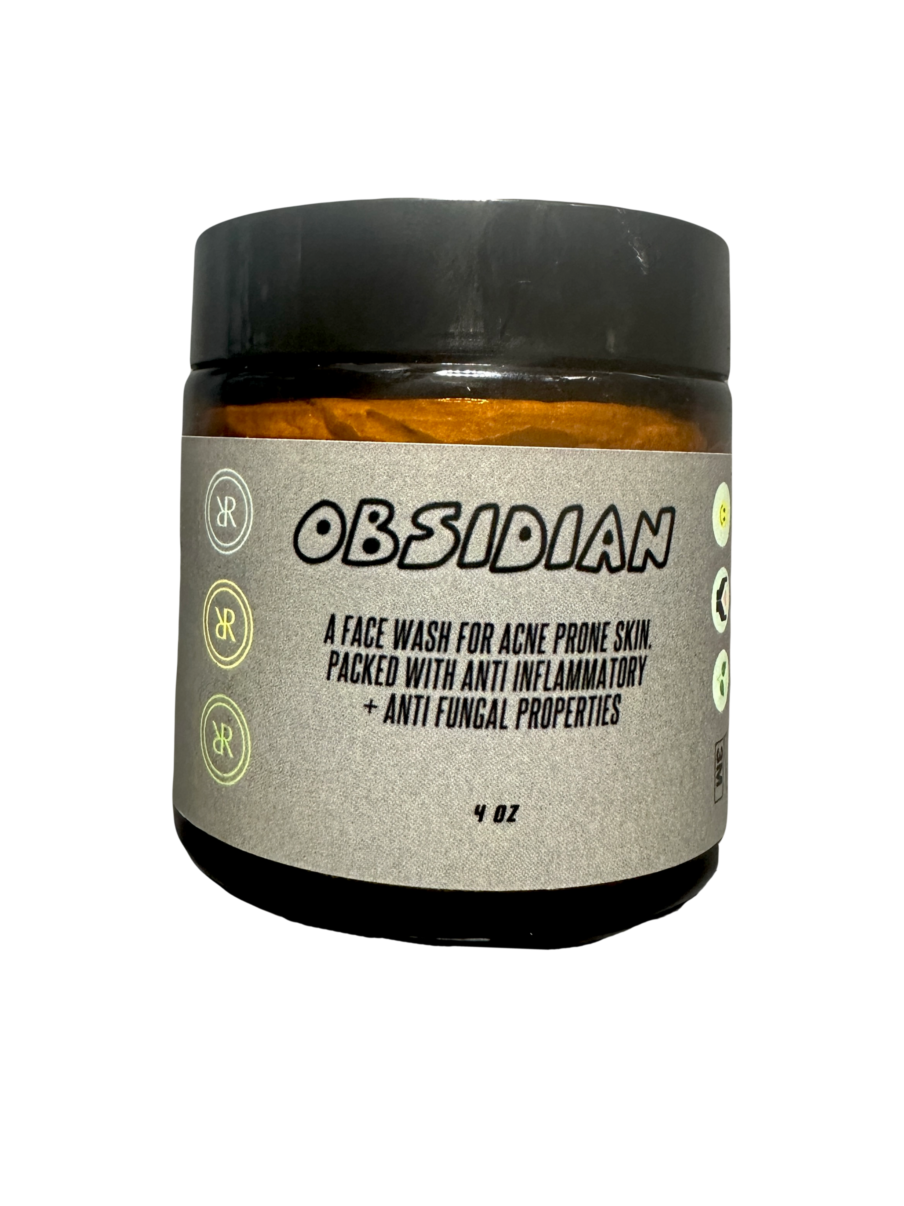 obsidian face wash