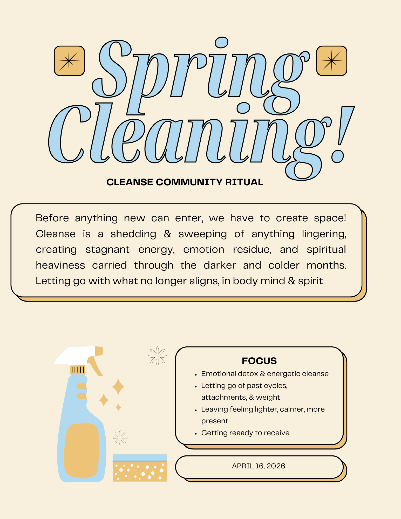 spring cleanse
