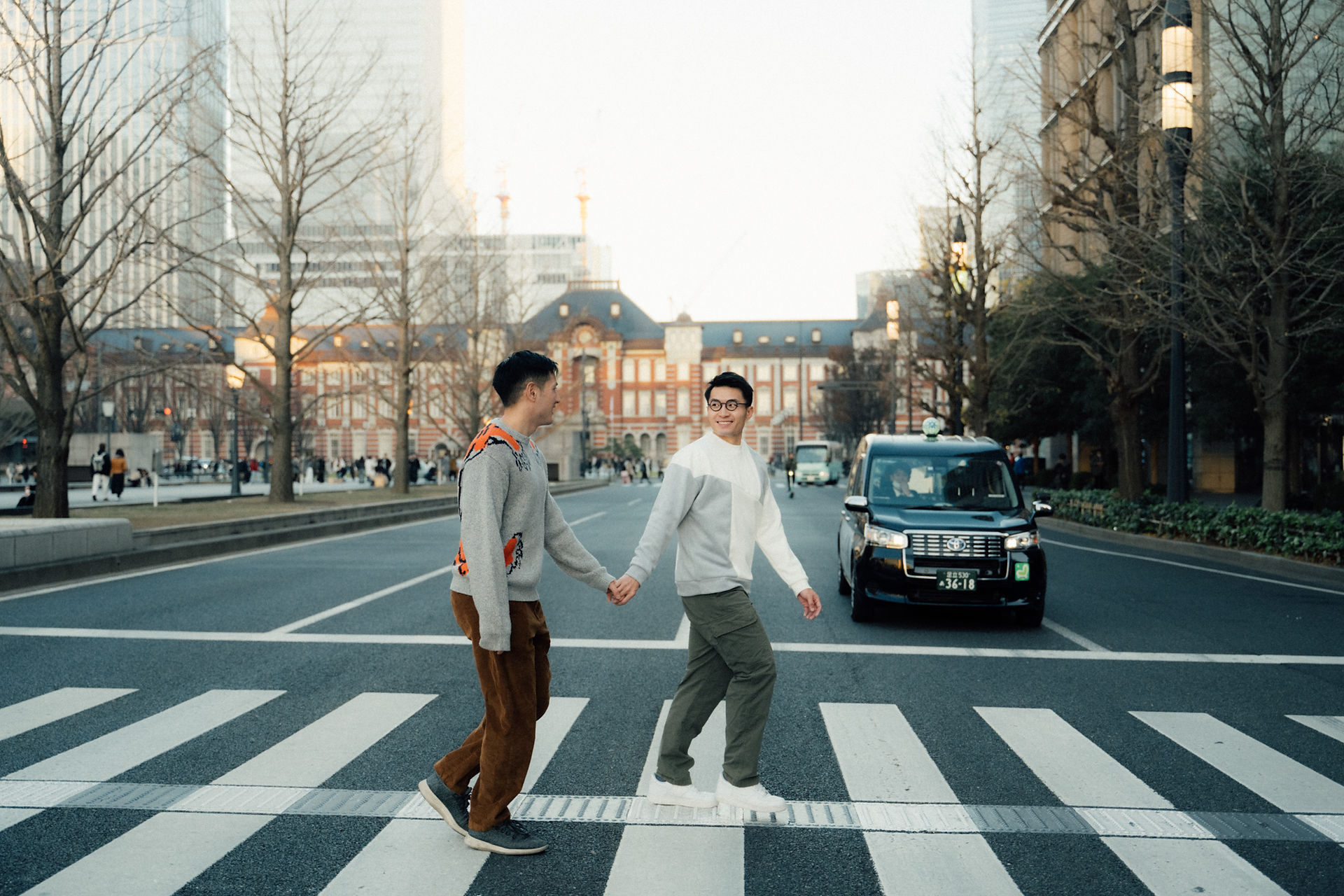 Gay couple photoshoot in Tokyo