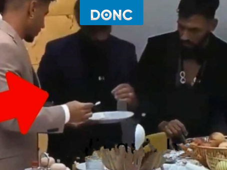 Vergonhoso! Rui Pedro apanha comida do chão e dá à Joana sem ela saber