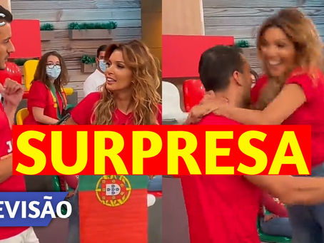 Maria recebe grande notícia em direto e salta para os braços de Rúben Rua: "Não acredito!”
