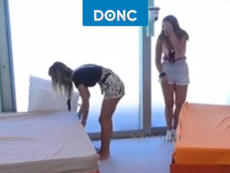 Vergonha! Concorrentes encontram vários preservativos usados na cama de André e Zena