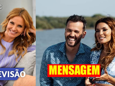 Cristina Ferreira deixou uma mensagem a Maria e Pedro Teixeira antes da estreia
