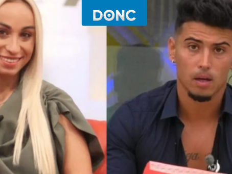 Namorada de Carlos assustada com a sua entrada no reality