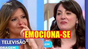 Maria desaba em lágrimas em direto com história: “Obrigada por esta lição…”