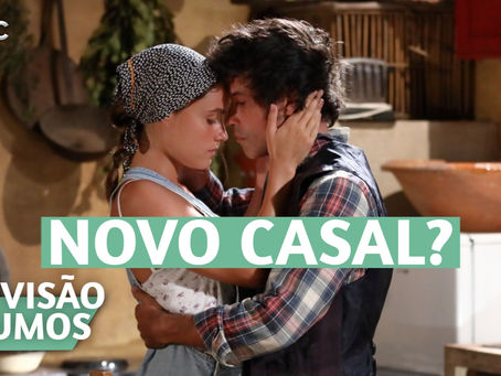 Após acabar tudo com David, Maria Rita e Joca beijam-se na serra