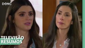 Após ver a filha desmascarada, Luzia expulsa Laura de casa