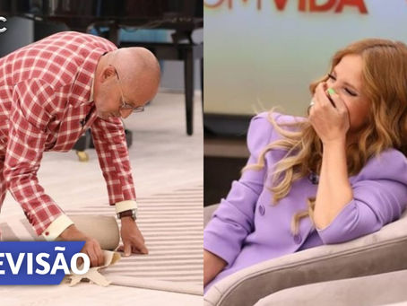 Cristina Ferreira fica sem reação com 'presente' inesperado em direto