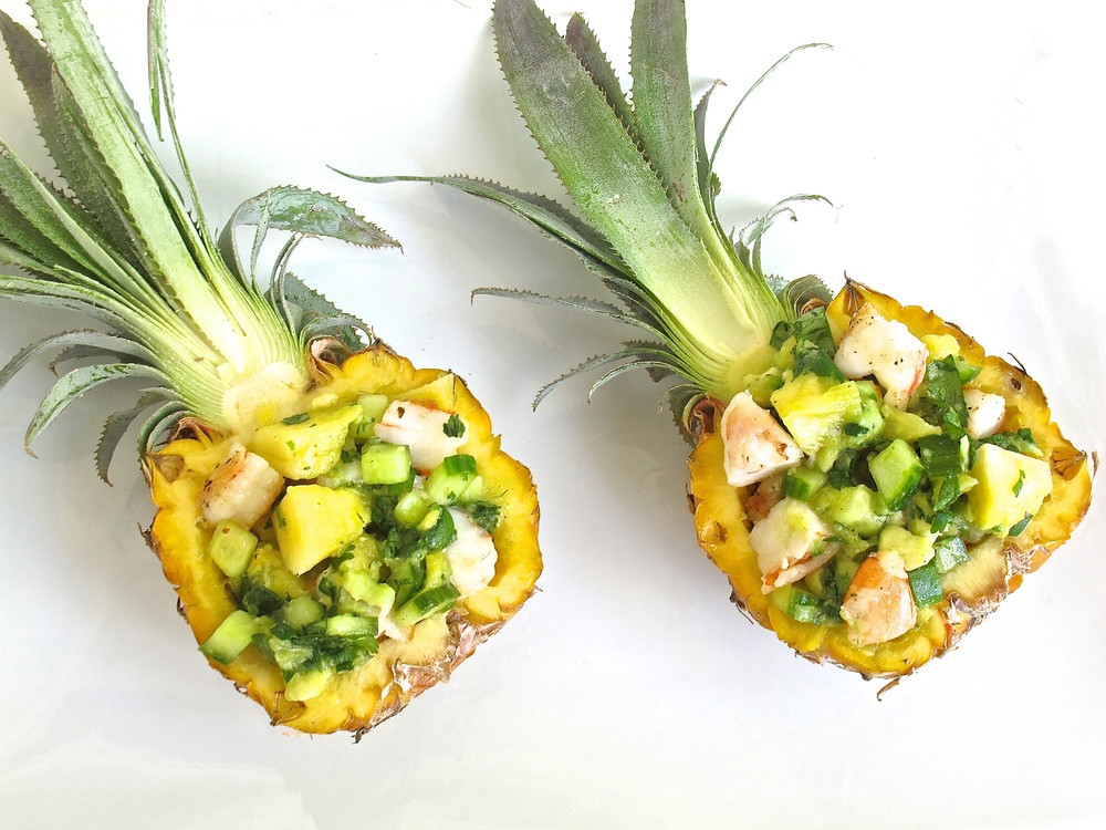 Lipstick And Lunges - Diet Meal Plans - Pineapple Shrimp Salad